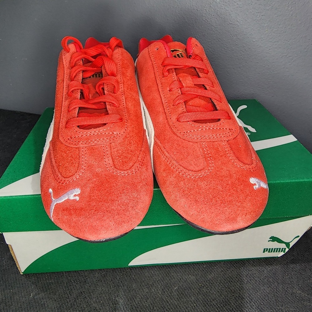 New Mens US 8.5 EUR 41 / UK 7.5 / Puma Speedcat OG Red White 398846-02 Suede F1 - Picture 3 of 12